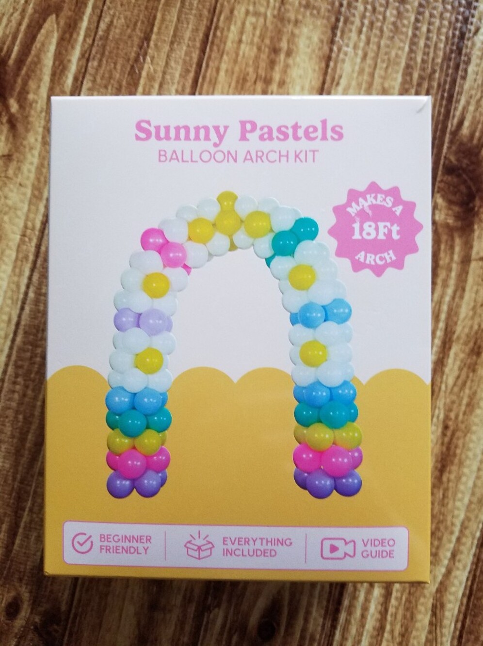 NWT House of Party Sunny Pastels Balloon Arch Kit 18 Ft DIY UNUSED IN BOX